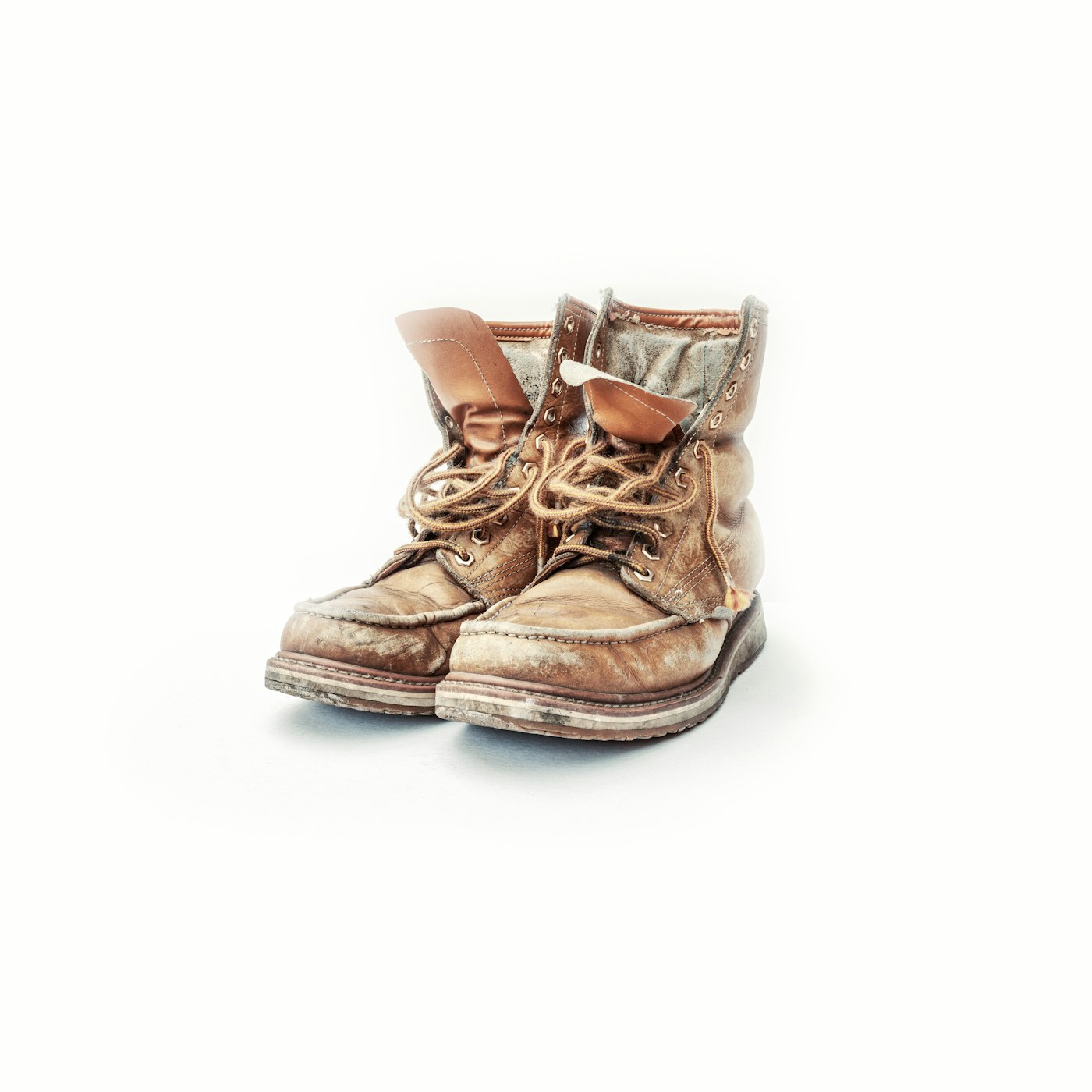 Leather derby shoes