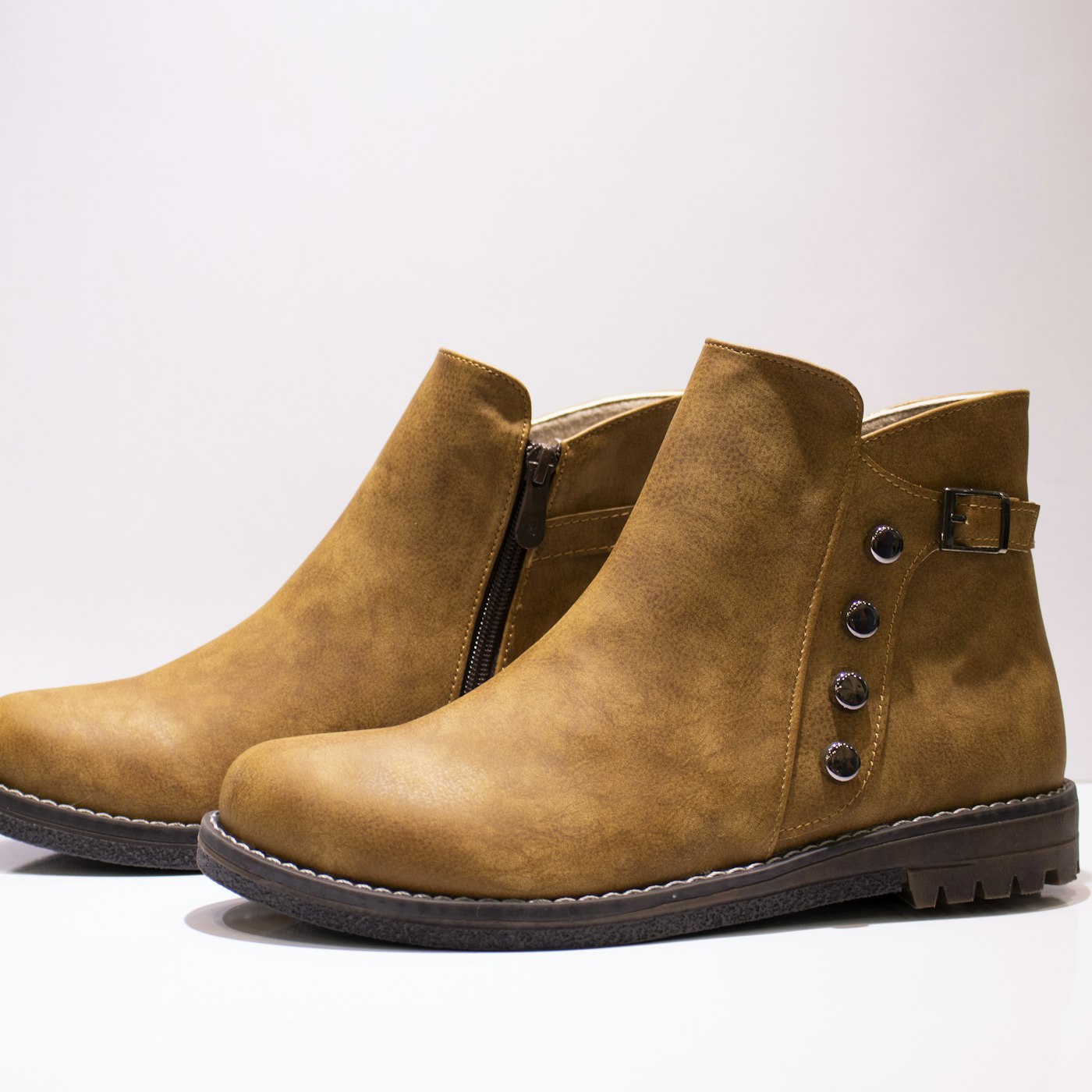 Suede ankle boots