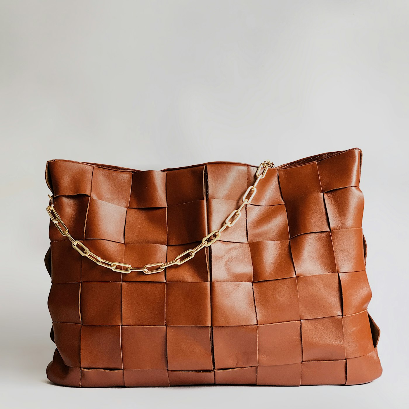 Leather handbag